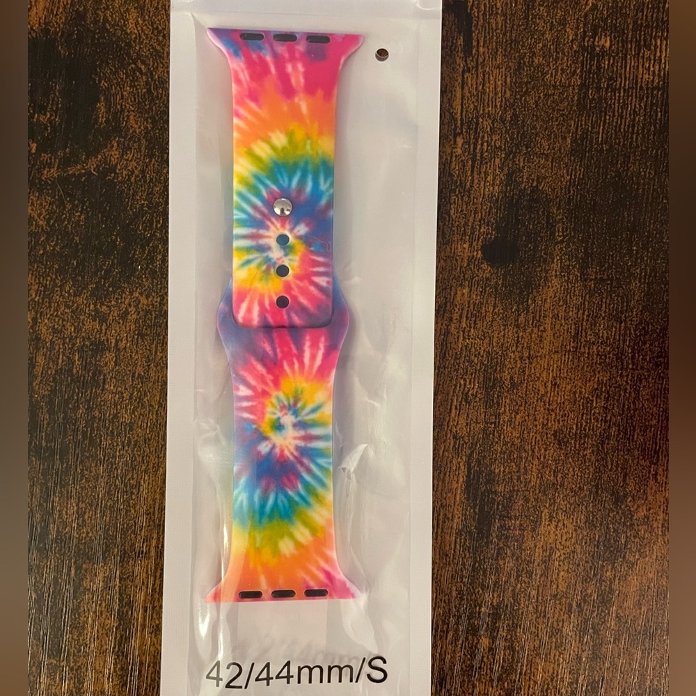 Tie dye silicone watch band 42/44mm